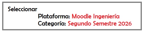 Categoría: Segundo Semestre 2026